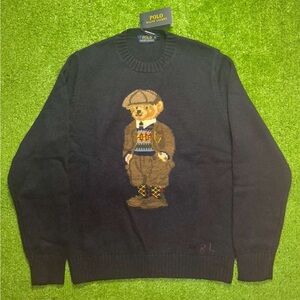 Polo Ralph Lauren black crewneck sweater polo